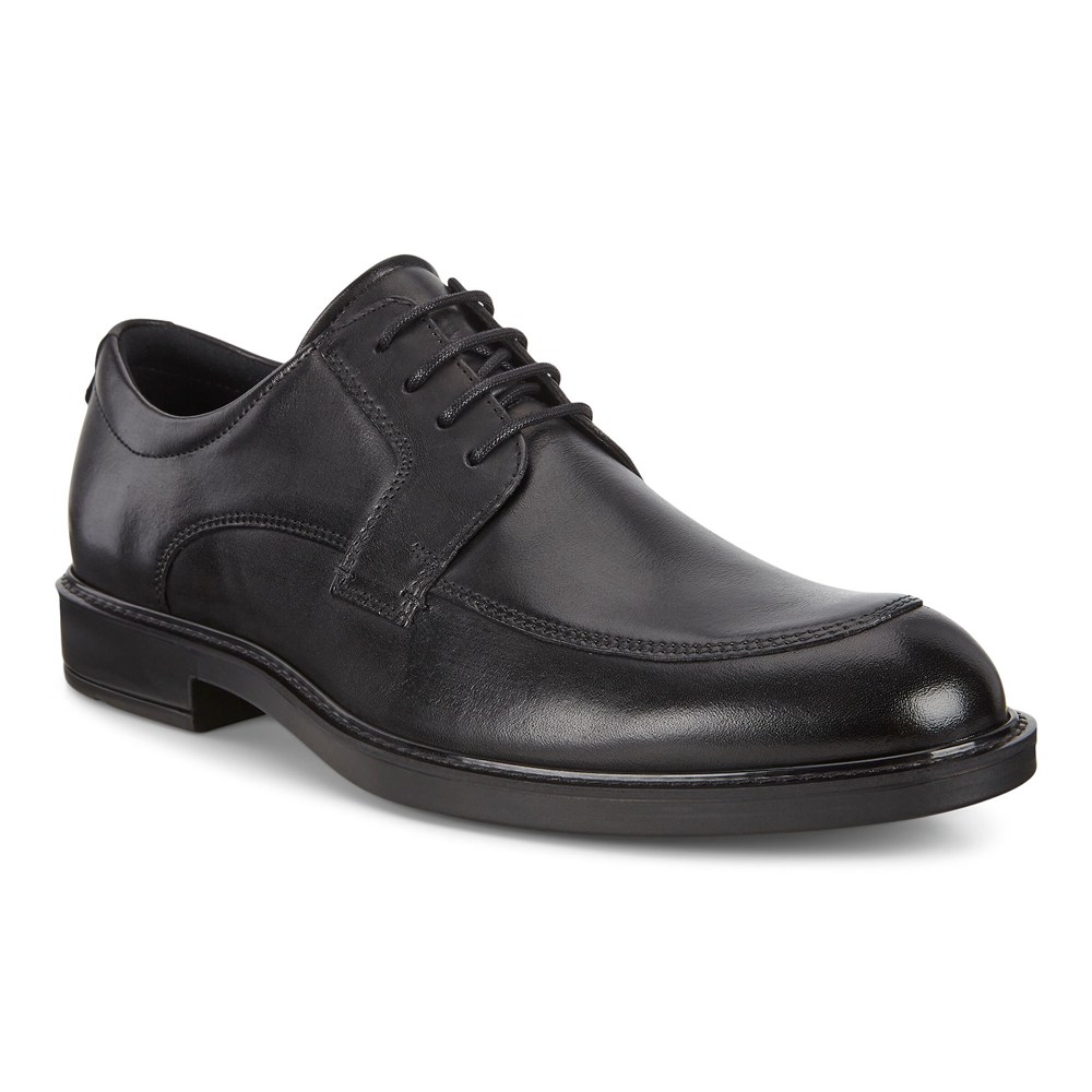 ECCO Mens Dress Shoes Black - Vitrus Iii - JXW-086953